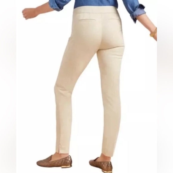 NWT Talbots Beige Chatham Ankle Pants Women’s Size 12 - Picture 2 of 16